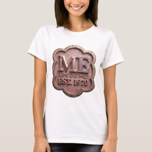 Schöne Gold ME EST 1970 Custom Design T-Shirt