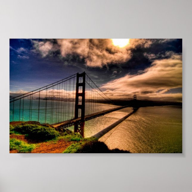 Schöne Golden Gate Bridge Poster (Vorne)