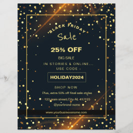 Schöne Golden Glitzern - Paradies für Kletterhexen Flyer