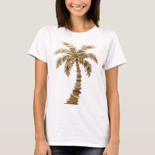 Schöne Goldene ABSTRACT ART Mode Druck v2 T-Shirt