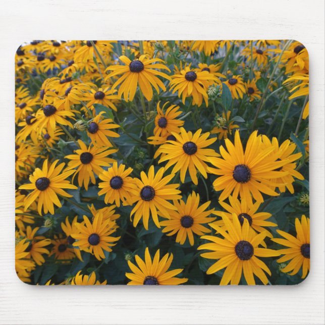 Schöne, goldene Blume Mousepad (Vorne)
