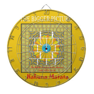 Schöne goldgelbe atemberaubende Grafikdesign Dartscheibe