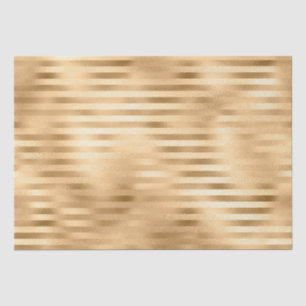 Schöne, goldgestreifte Hochzeit Seidenpapier