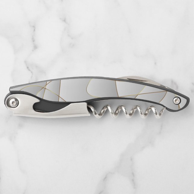 Schöne Goldlinien Kellnermesser (Vorderseite)