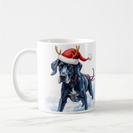 Schöne Great Dane Weihnachts-Kaffeetasse Kaffeetasse