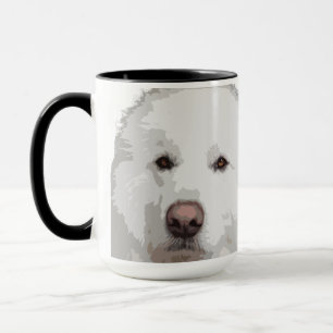 Schöne Great Pyrenäen Hund Kaffee Tasse