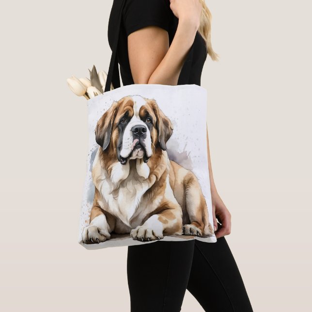 SCHÖNE GROSSE SAINT BERNARD DOG (Von Nahem)