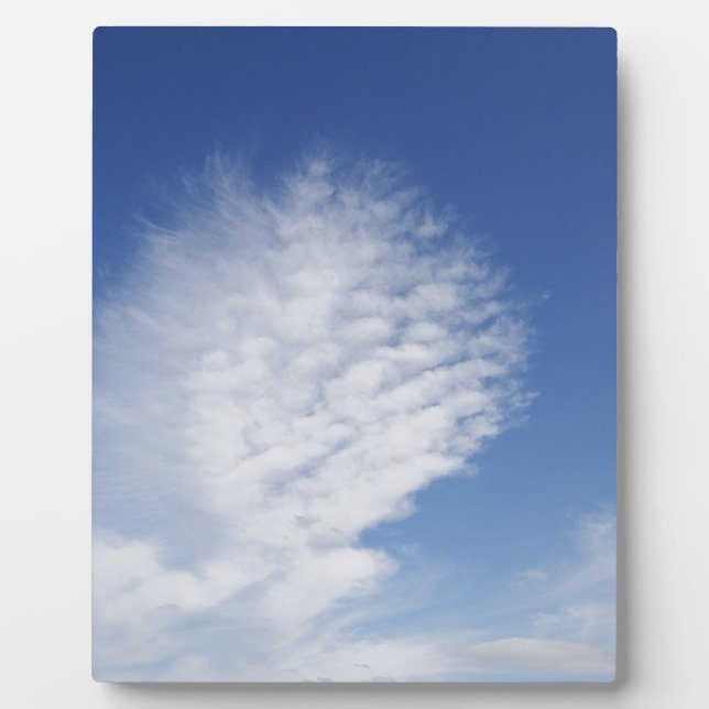 Schöne, große Wolke Fotoplatte (Vorderseite)