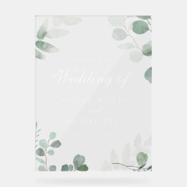 Schöne Grünanlage Elegance Grosses Zeichen für Hoc Acrylschild