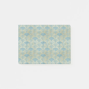 Schöne, grüne Art Deco, metallisch, elegant, chi Post-it Klebezettel