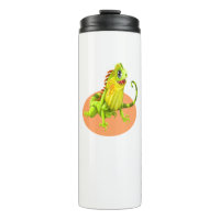 Schöne grüne, glückliche Natureidechse