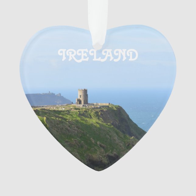 Schöne grüne Klippen von Moher Ornament (Vorderseite)