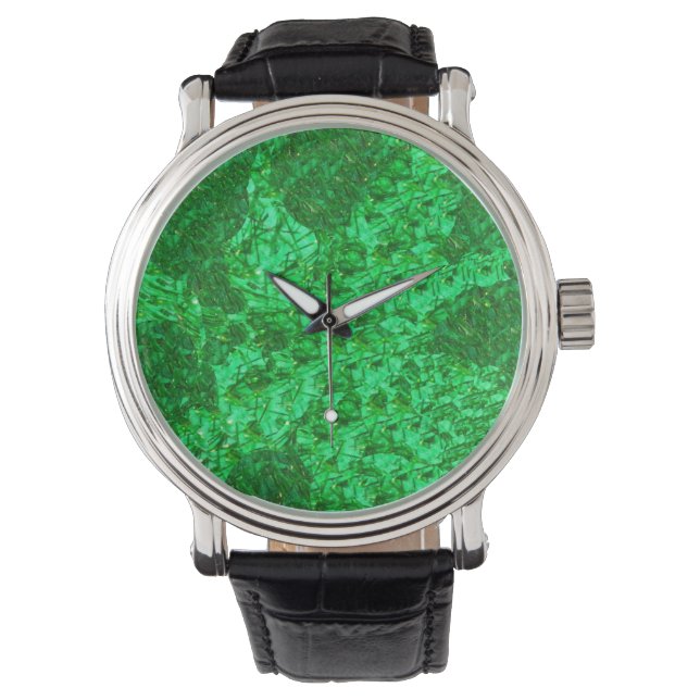 Schöne grüne Uhr (Vorderseite)