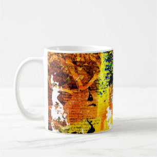 Schöne Grunge-Layout-Hintergrund, vintage, Jubiläu Kaffeetasse