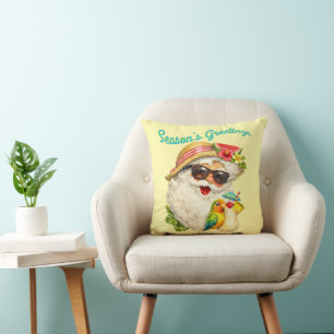 Schöne Grüße zur Jahreszeit - Sommer-Santa Kissen
