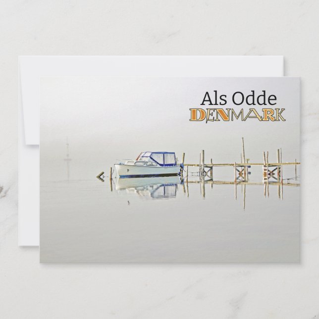 Schöne Grußkarten aus Dänemark! Feiertagskarte (Vorderseite)