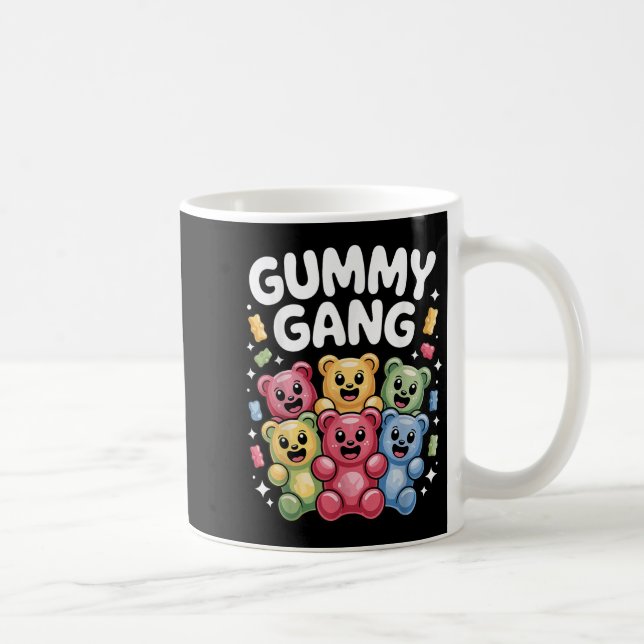 Schöne Gummibärentechnik für Männer Frauen Kinder  Kaffeetasse (Rechts)