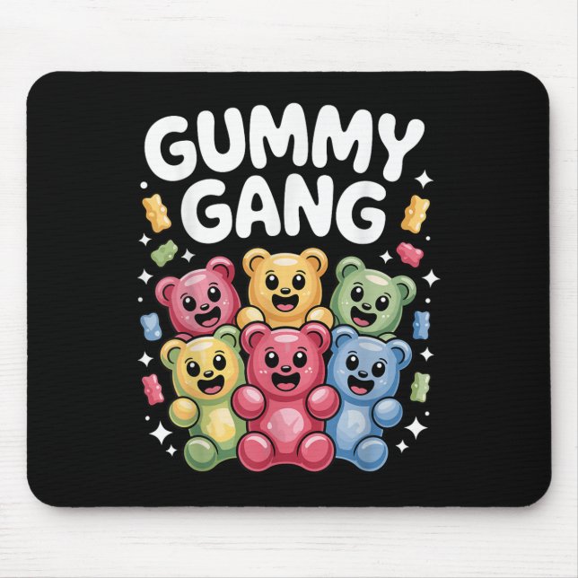 Schöne Gummibärentechnik für Männer Frauen Kinder  Mousepad (Vorne)