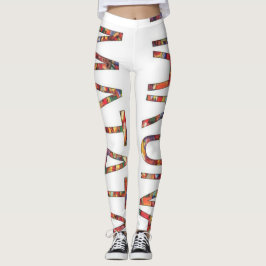 Schöne Hakuna Matata Afrikanische Vintage Farben K Leggings