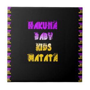 Schöne Hakuna Matata Kunst, Dichtung Fliese