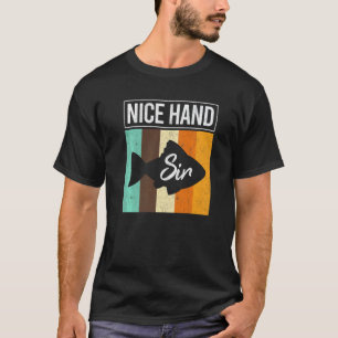 Schöne Hand Sir Poker Fisch Spieler Texas Holdem T-Shirt