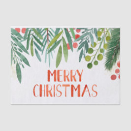 Schöne handgeschriebene Wasserfarben Berry & Branc Seidenpapier