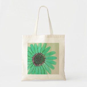 Schöne handgezeichnete Blume Tote Bag Tragetasche