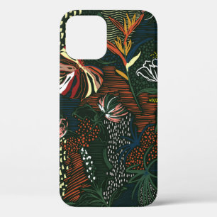 Schöne handgezeichnete Blume, tropische Palme Case-Mate iPhone Hülle