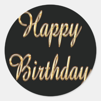 Schöne Happy Birthday Sticker