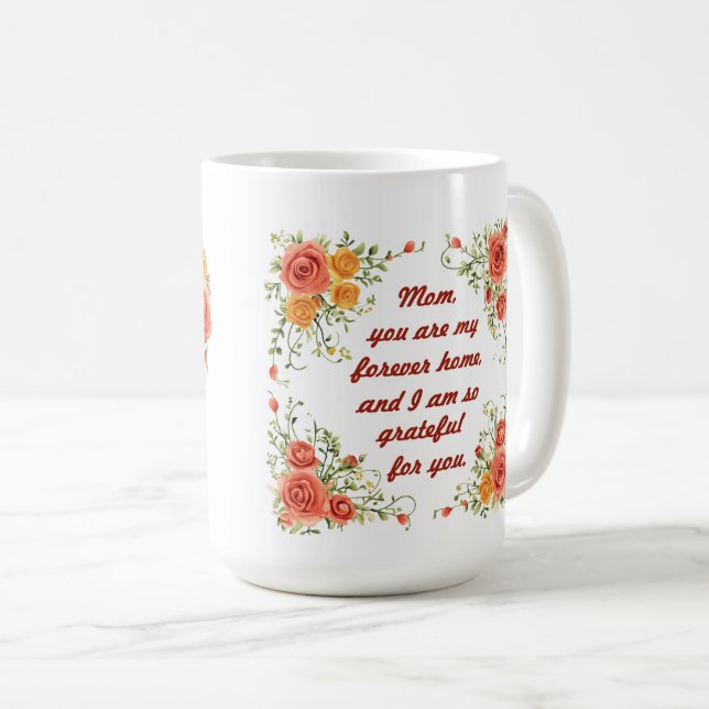 Schöne Happy Mother's Day Wrap Kaffeetasse (VorderseiteRechts)