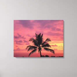 Schöne hawaiianische Sunset Canvas Print Leinwanddruck