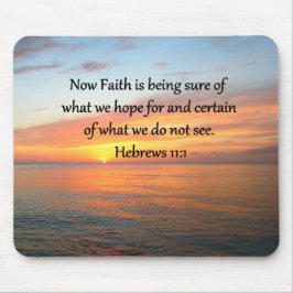 SCHÖNE HEBREWS 11:1 SONNENDESIGN MOUSEPAD
