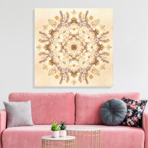 "Schöne heilige Mandala-Wandkunst Leinwanddruck