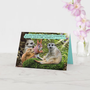 Schöne Heilschrift Jeremiah 30:17 Karte