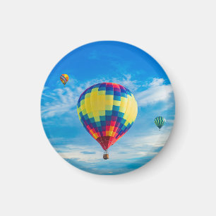 Schöne Heißluftballons Magnet