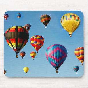 Schöne Heißluftballons Mousepad