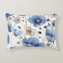 Schöne hellblaue Wildblume