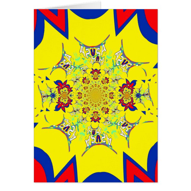 Schöne helle Golden Floral Kunst, Dichtung und Tou (Vorne)