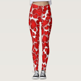 Schöne, helle Herzen Leggings