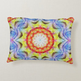 Schöne, helle Mosaiksteinblume Dekokissen