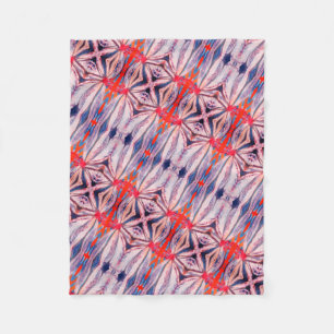 schöne helle Muster-Fleecedecke Fleecedecke