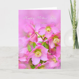 Schöne Helleborus Muttertagskarte Karte