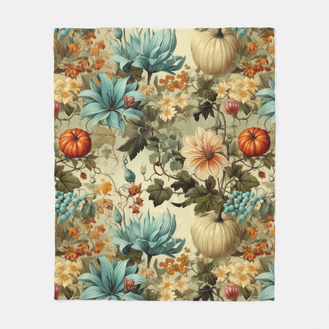 Schöne Herbst-Ernte-Stimmung Fleece-Decke Fleecedecke (Vorderseite)