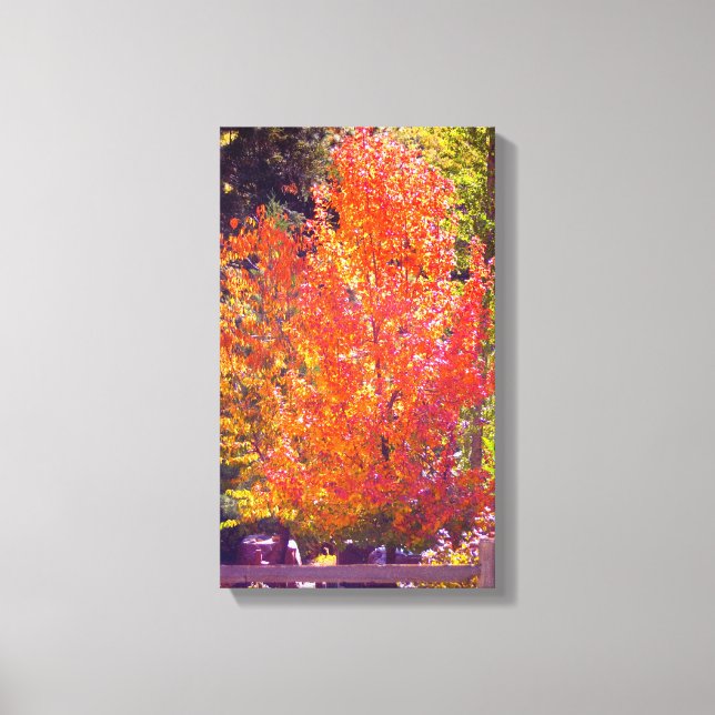 Schöne Herbstfarben 2 Leinwanddruck (Vorderseite)