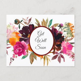 Schöne Herbstfarben werden gut Postkarte