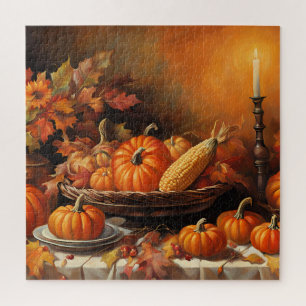 Schöne Herbstkürbisse Puzzle