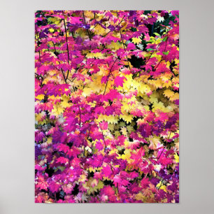 Schöne Herbstlaube Poster