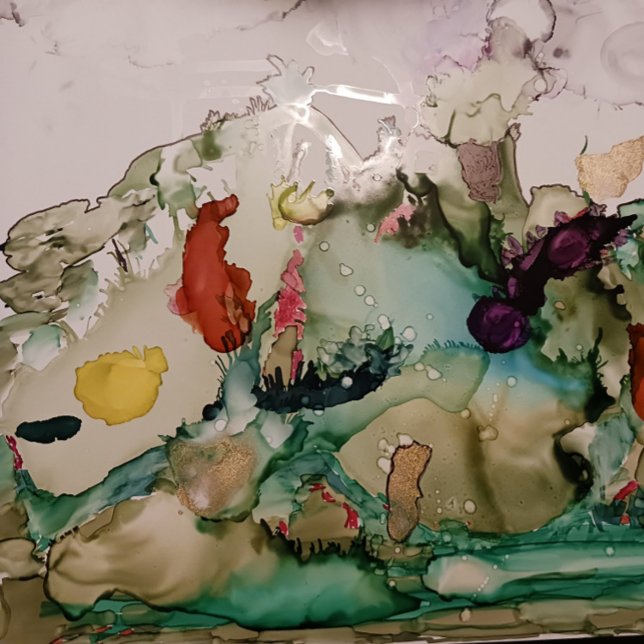 Schöne Herbstmalerei Dankbare Teller (Von Creator hochgeladen)