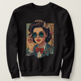"Schöne Herren-Sweatshirt im Vintage-Stil der 19er Sweatshirt
