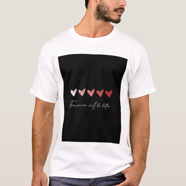 Schöne Herzgestaltung T-Shirt (Vorderseite)